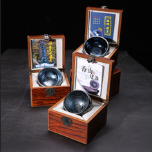 建盏茶杯主人杯百花盏陶瓷大号功夫家用茶盏天目杯 单杯礼盒