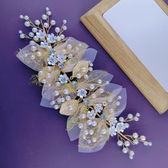 跨境發箍女手工製作蕾絲珍珠頭箍古風漢服髮飾韓系公主風頭飾批發