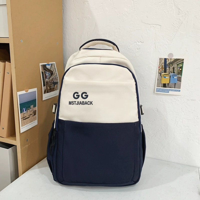 Capacious backpack for leisure for men and women, bag for traveling, Korean style