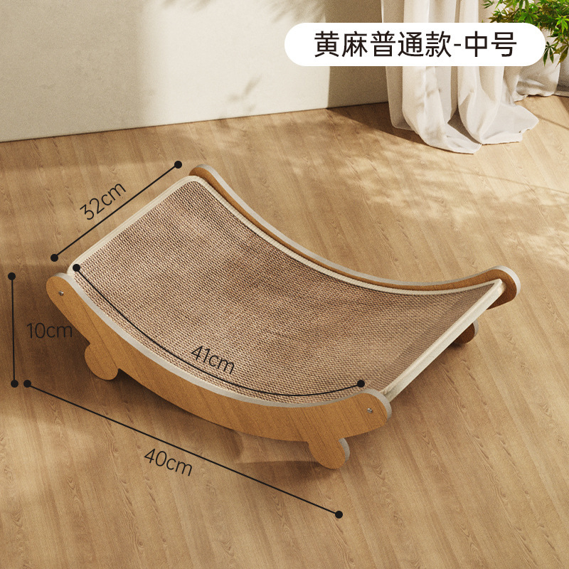 Tablero de raspado para gatos, sisal para gatos, resistente al desgaste, sin caspa, sillón reclinable grande, tablero de garra de gato, sofá anti-rasguño integrado, juguete para gatos