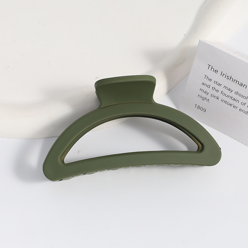 Amazon Venta caliente Frosted clip grande geométrica trasera horquilla elegante temperamento tiburón clip de alto grado tocado