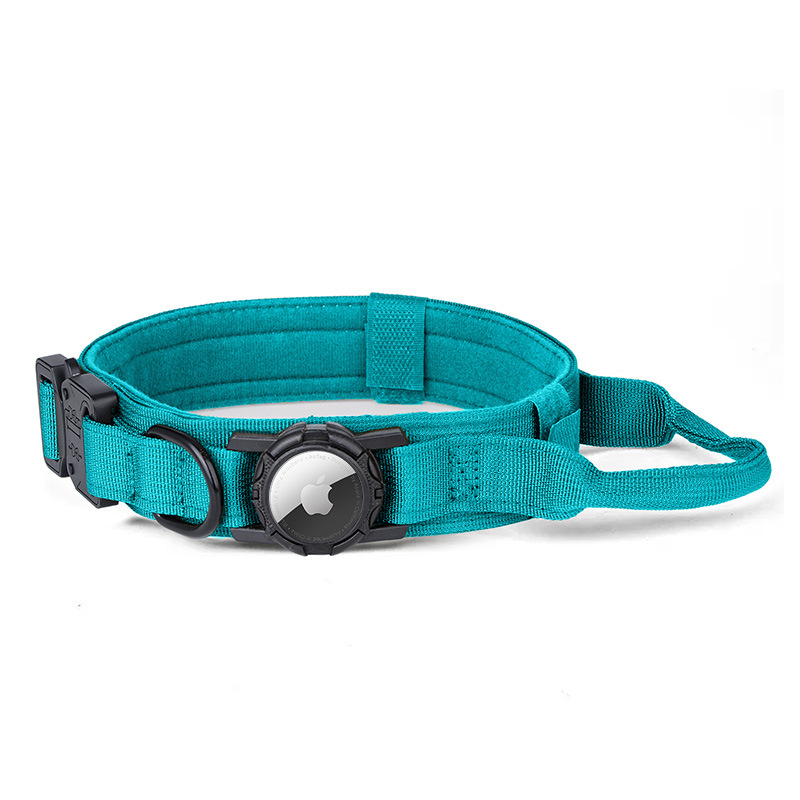 Inventario nuevo collar de posicionamiento táctico de perros de nylon al aire libre collar de perros militares collar de perros grandes