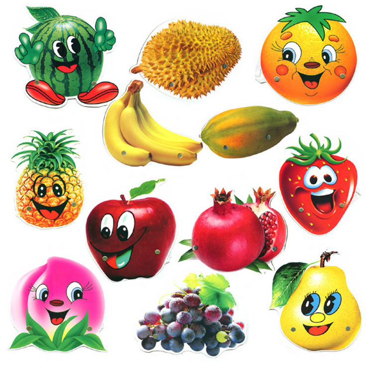 Children's Role-Playing Game Masks, Kindergarten Performances, Fruit Headgear, Family Performance Props, Animal Headgear