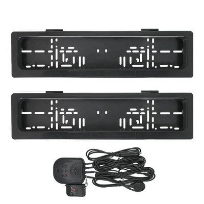 Factory direct supply cross-border Russia Ukraine license plate frame European European European standard curtain license plate frame foreign trade license plate frame (License plate holder/license plate holder) - europe-russia-ukraine-curtain-license-plate-holder-plastic