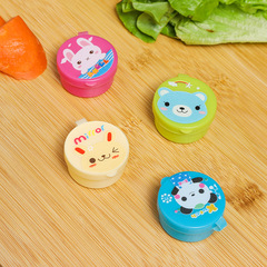 Mini Portable Round Sauce Bottle Bento Lunch Use Japanese Small Size Condiment Box Plastic Condiment Refill Bottle Wholesale