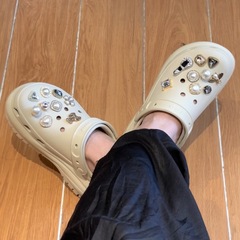 洞洞鞋配飾cross裝飾扣卡洛馳鞋花diy巴洛克風金屬配件鞋扣可拆卸