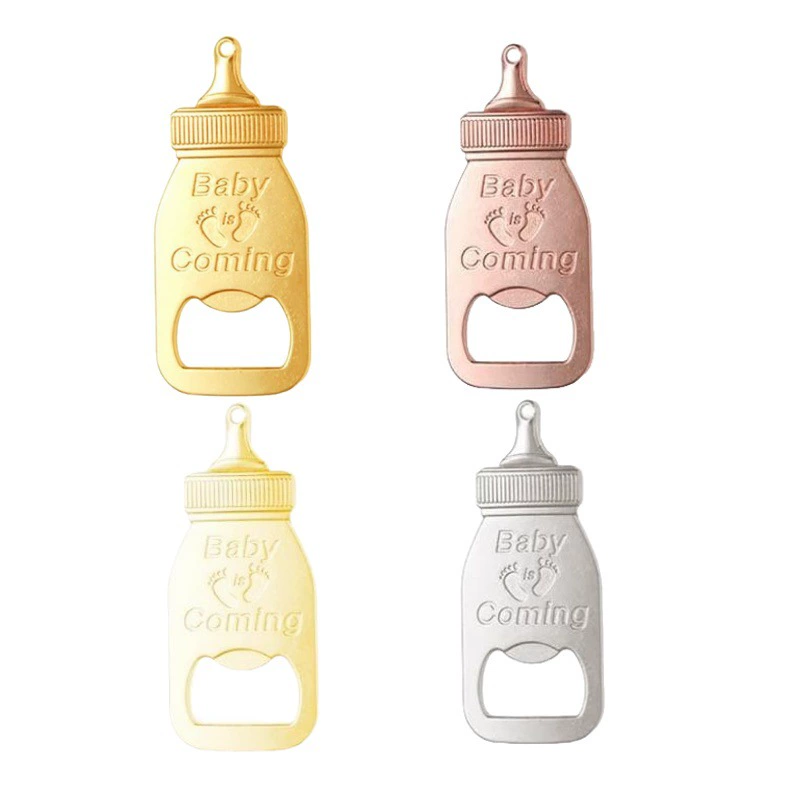 Прямые поставки с фабрики: популярный открывалка для бутылок из цинкового сплава, подарок для вечеринок, подарок на первый месяц ребенка, ручной подарок.