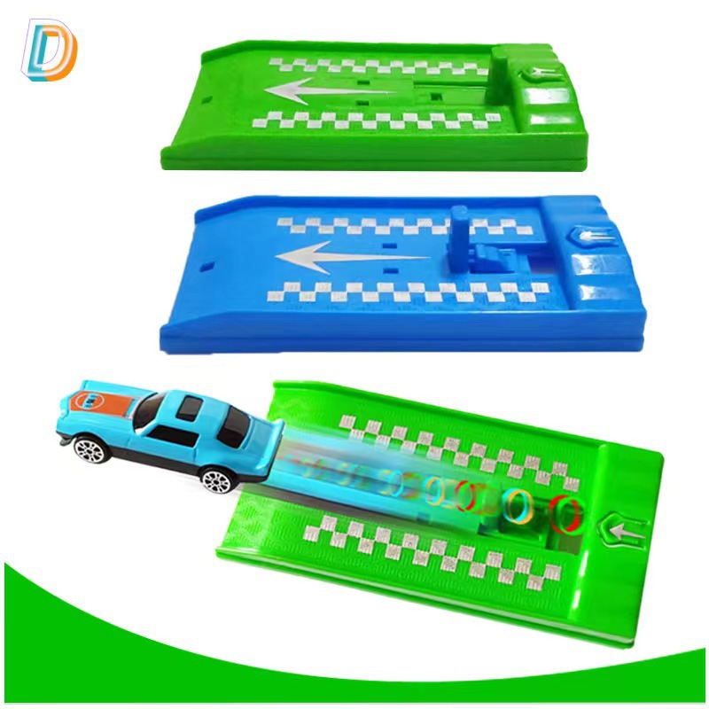 Coche de juguete catapulta coche de aleación coche para niños lanzamiento juguete catapulta placa accesorios scooter inercia Coche