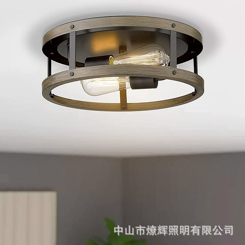 retro country ceiling light for living room