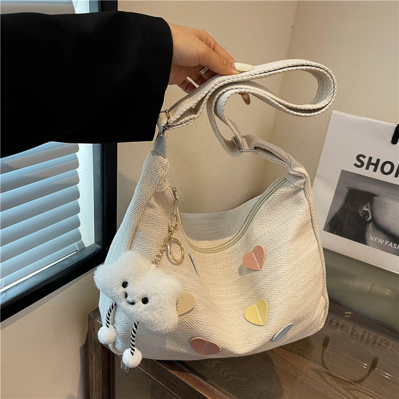 包包时尚2025大容量饺子新款托特简约休闲单肩高级斜挎包通勤