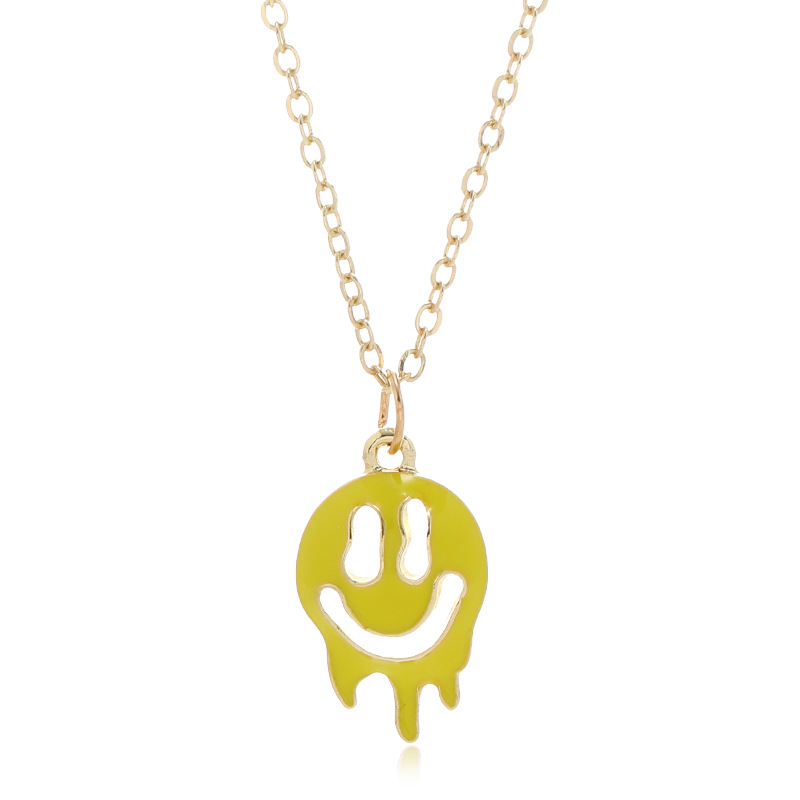 new fashion funny necklace hollow oil dripping ghost necklace