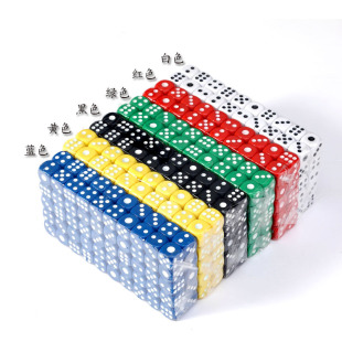 Self-produced 14mm Color Dice Rounded Six-sided Dice Solid Color Dice Acrylic Dice Spot