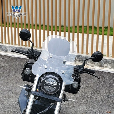 Motorcycle front windshield Honda CM300/500 windshield retro - transparent-height-40cm