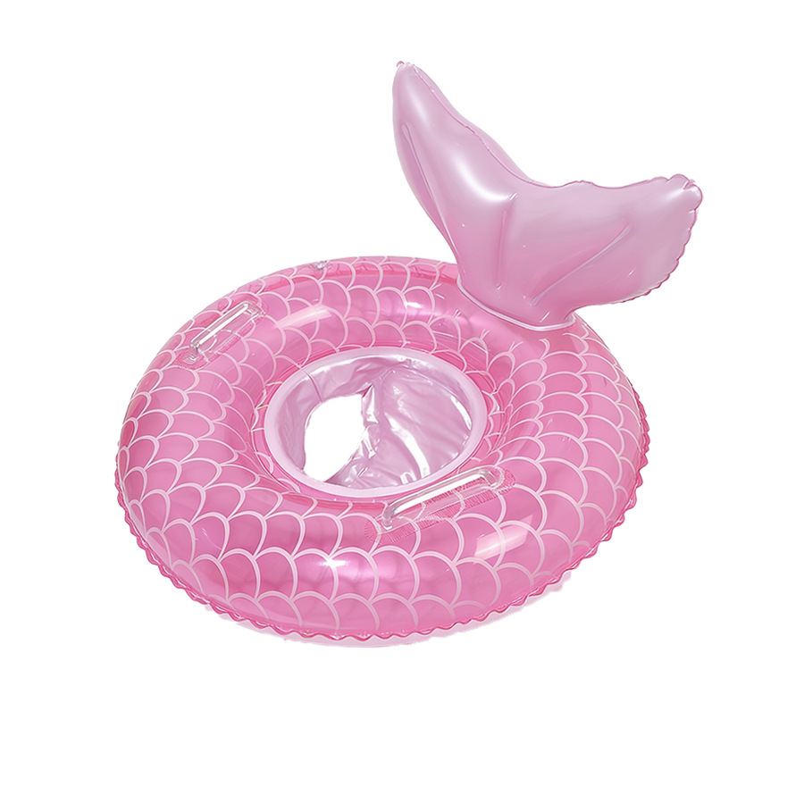 Thickened Mermaid Seat Inflatable Lifebuoy For Adults And Children, Water Toy, Swimming Ring, Underarm Ring_voghion.com