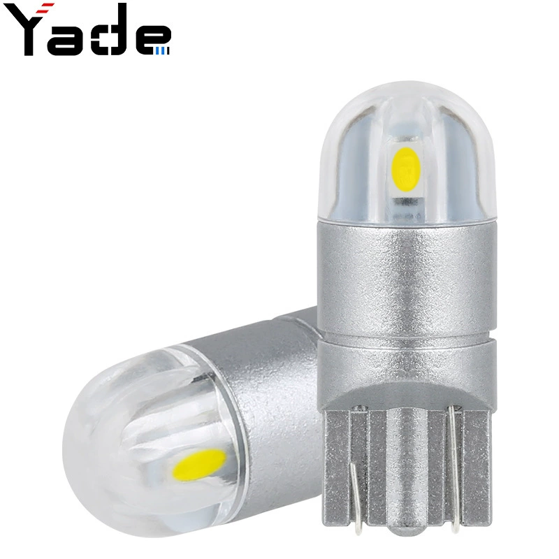 Светодиодная лампа Yade Auto LED T10 2835 2SMD для указателей поворота, высокой яркости, для подсветки номерного знака, для чтения, для освещения дверей