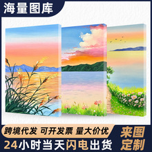 定制装饰画客厅高级感挂画海报帆布画芯无框画跨境代发配电箱壁画