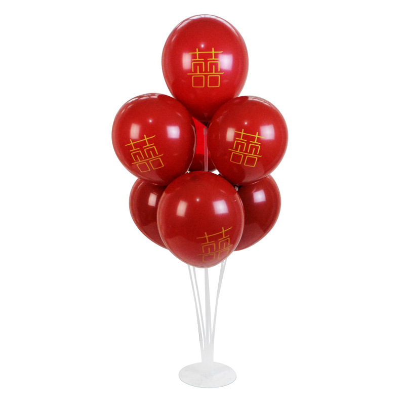 Soporte de globo Mesa soporte de columna flotante Guía de aterrizaje globo compromiso de la boda decoración de la habitación de boda diseño de la escena de cumpleaños