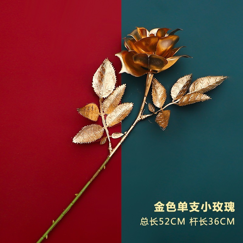 Rosas individuales de oro violeta 1 rama