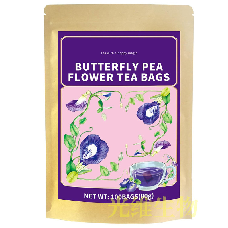 Butterfly Pea Flower Tea Bags Blue Butterfly Pea Flower 80g Loose Dried Butterfly Flower