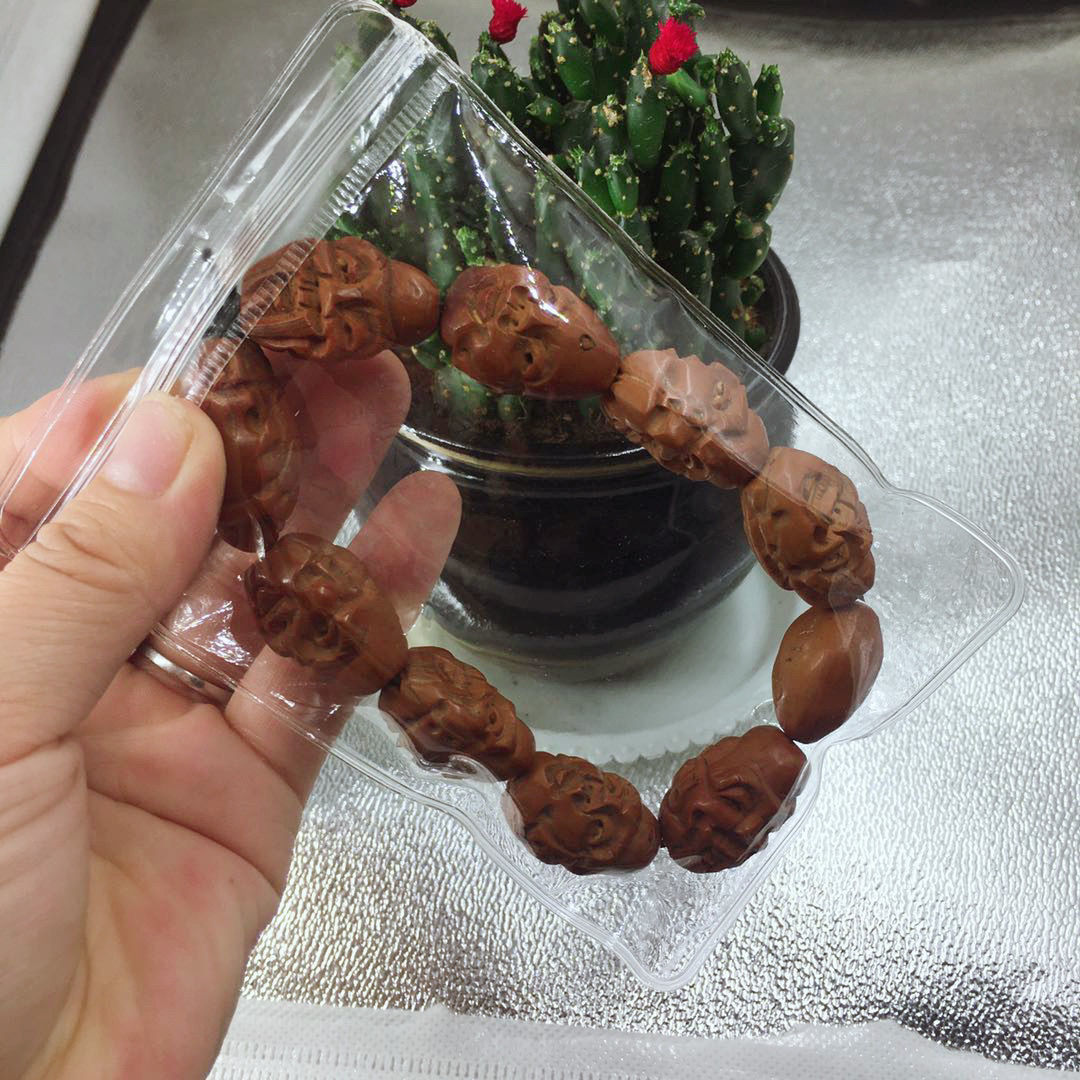 Bolsa de polvo transparente de PVC portátil pendientes bolsa de almacenamiento de joyas anti-oxidación bolsa sellada collar libro de almacenamiento de joyas