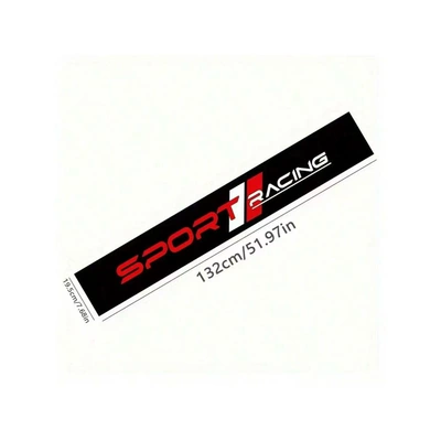 the Front Windshield, Sunshade Light-Blocking – Body sticker - red-sports-windshield-sticker-uv-printed-individually-packaged-standard