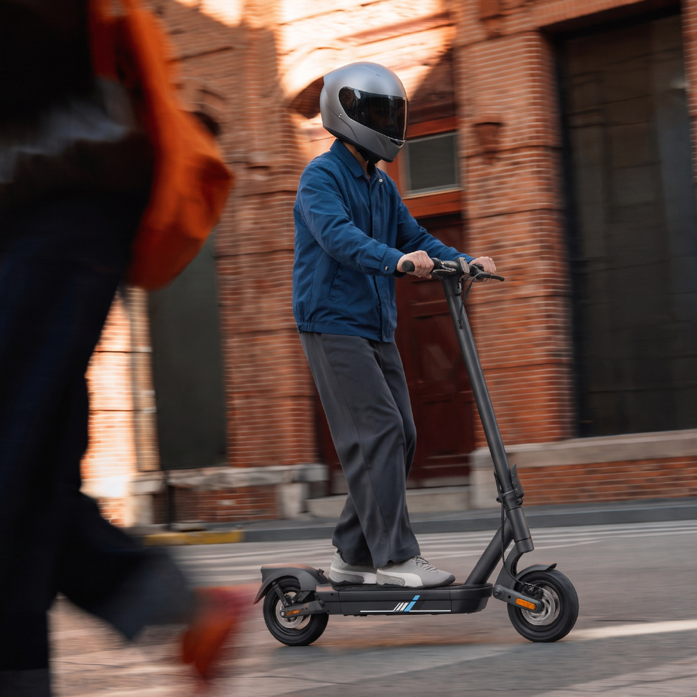 New shock-absorbing foldable electric scooter, portable two-wheel lithium battery mobility scooter, foldable two-wheel scooter for adults