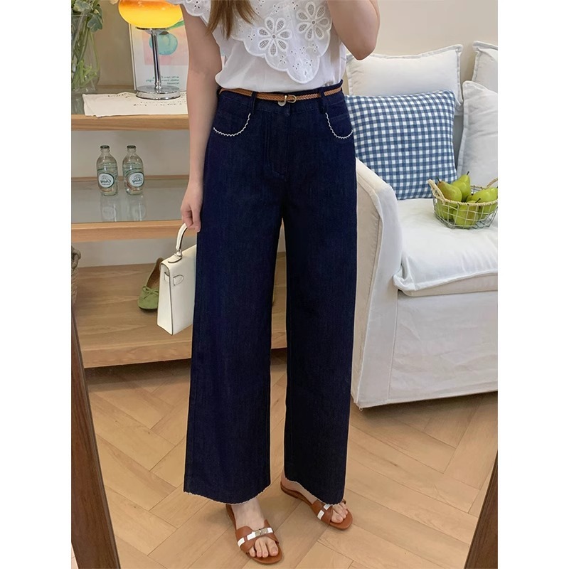 テンセル 軽くて涼しいストレートパンツ レディース 夏 薄手 大きいサイズ 着痩せ 万能 梨型体型 ワイドパンツ|undefined