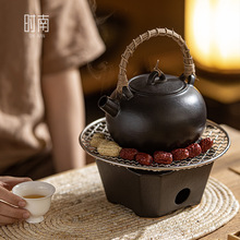 围炉煮茶烧炭炉套装老式木碳火煮茶炉户外烧烤炉家用室内庭院碳炉