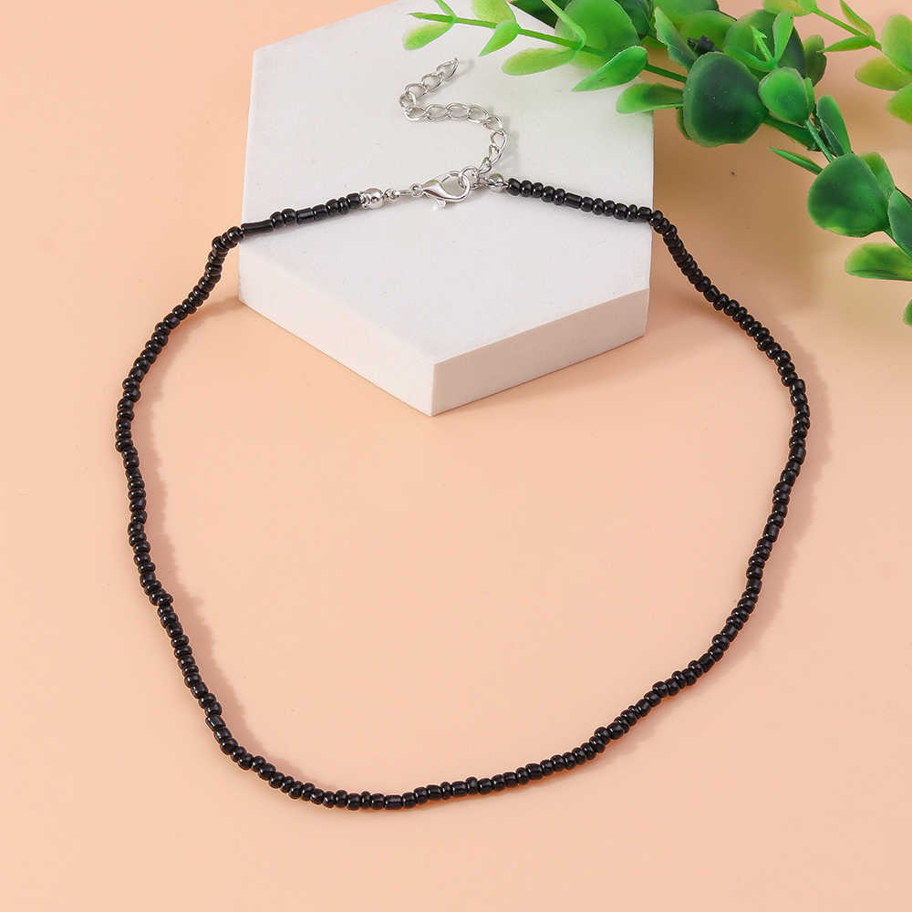 10g Weight Necklace Classification Resin Chain Material Beaded Chain Chain Type 1 Piece Quantity Holiday, Daily Occasion Plastic, Resin Material Round Pattern Spring&Summer Season Women's Gender Sweet Style Sweet Round Plastic Resin Beaded Chain Beaded Necklaces Wholesale 4