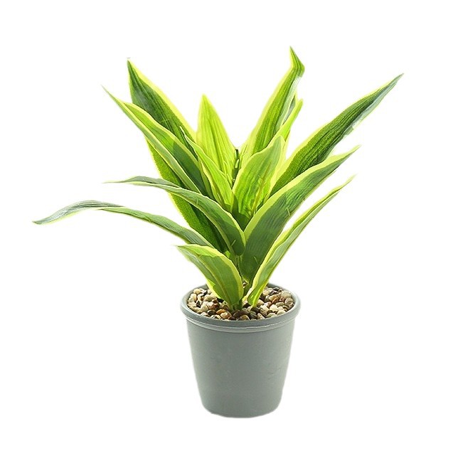 Hojas de flores artificiales, plantas en maceta simuladas, adornos pequeños creativos para decoración de interiores, suministro directo de fabricantes, flores simuladas, plantas artificiales al por mayor image 6