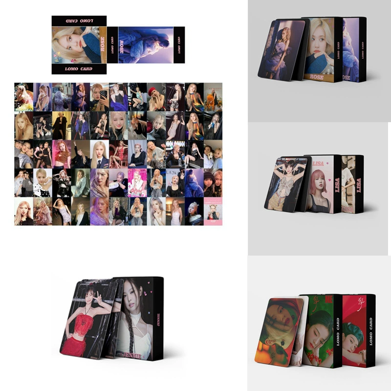 55-pieces bp powder makeup personal lomo mini photo cards random photo card collectibles