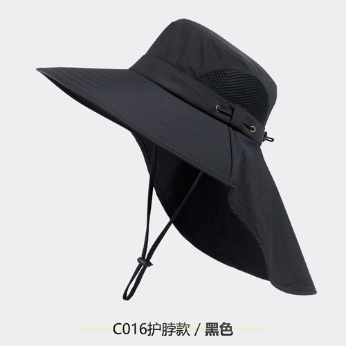 Sun protection hat, men's fishing hat, summer fisherman hat, outdoor hiking sun hat, face covering, UV shield sun hat