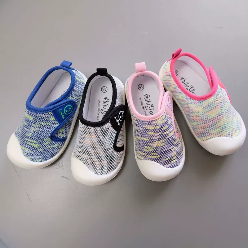 25 весенне-летних тканых дышащих повседневных парусиновых туфель на мягкой подошве, спортивная обувь на липучке для мужчин и женщин 2–8 лет