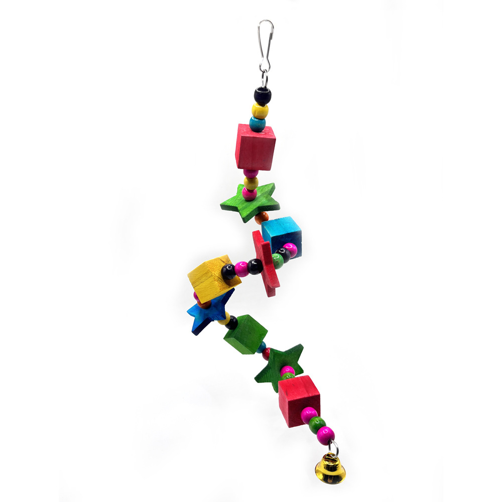 Juguetes de columpio de loro, juguetes de escalada giratorios de color de aves, perchas de aves, suministros de garras, accesorios de decoración de jaulas de pájaros