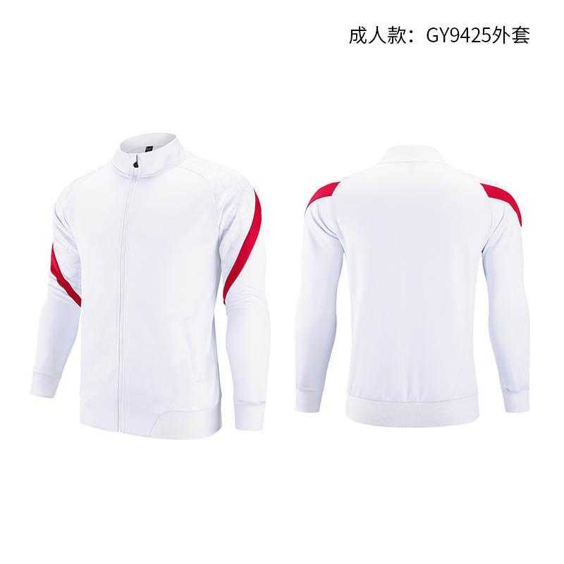 Juegos de otoño y invierno, ropa de equipo, manga de hombro, carrera transfronteriza de dos piezas, traje deportivo de hombre personalizado