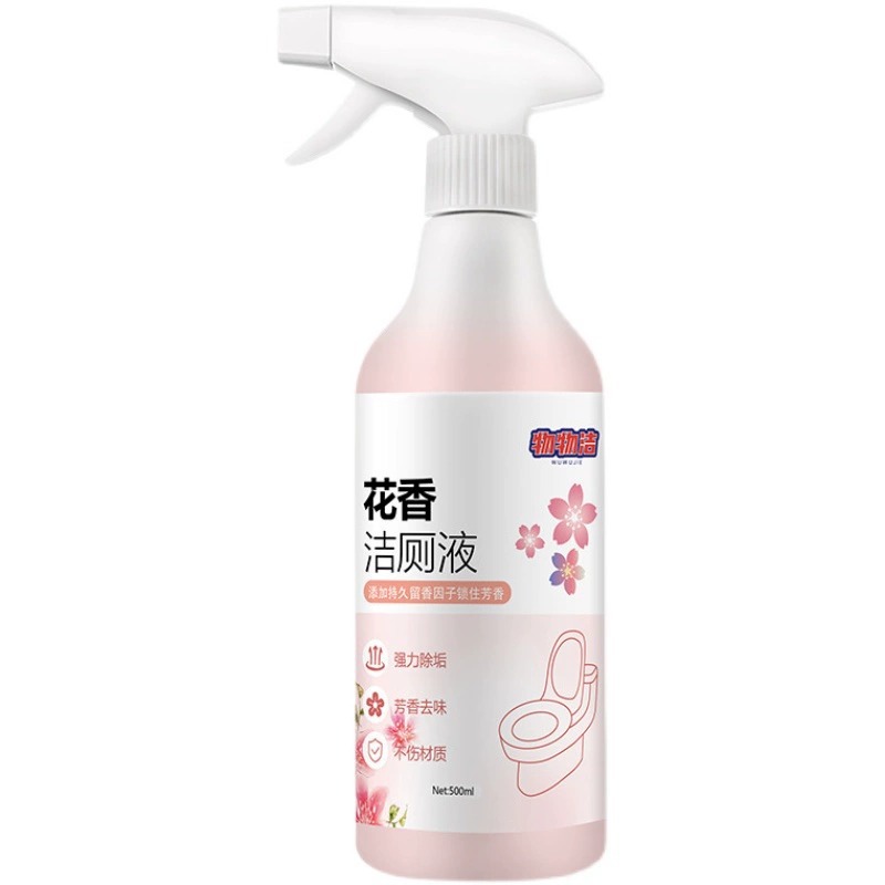 Floral toilet cleaning liquid 500ml*1 bottle [with nozzle]