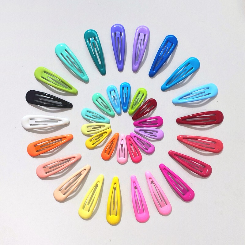 Cross-Border Popular 3cm 5cm Candy-Colored Bb Clips, Lacquered Water Drop Clips, Children's Hair Clips, Side Clips, DIY Base Clips Cross-Border Popular 3cm 5cm Candy-Colored Bb Clips, Lacquered Water Drop Clips, Children's Hair Clips, Side Clips, DIY Base Clips