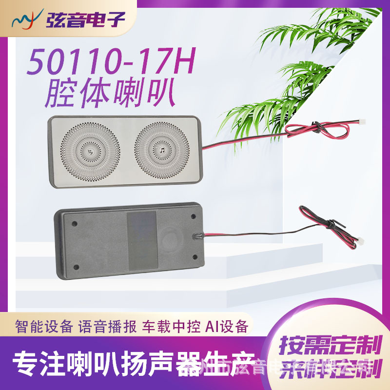 50110-17H腔体喇叭浴室镜，魔镜，智能设备，AI设备