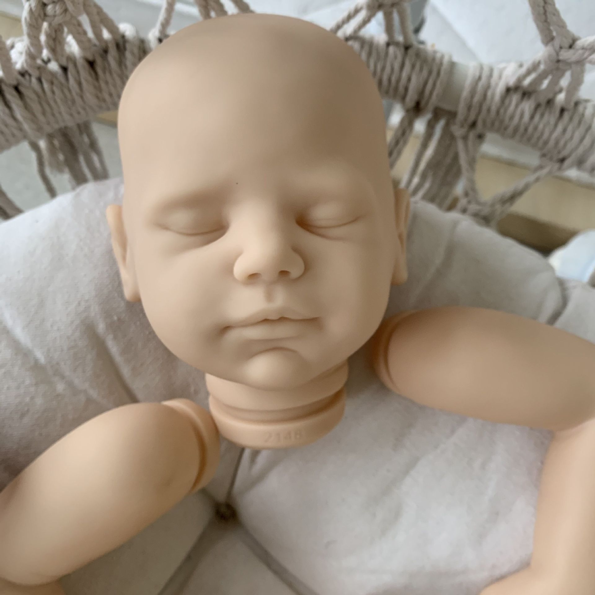 20 pulgadas renacer muñeca kit Viviana renacer muñeca simulación bebé molde DIY Kit