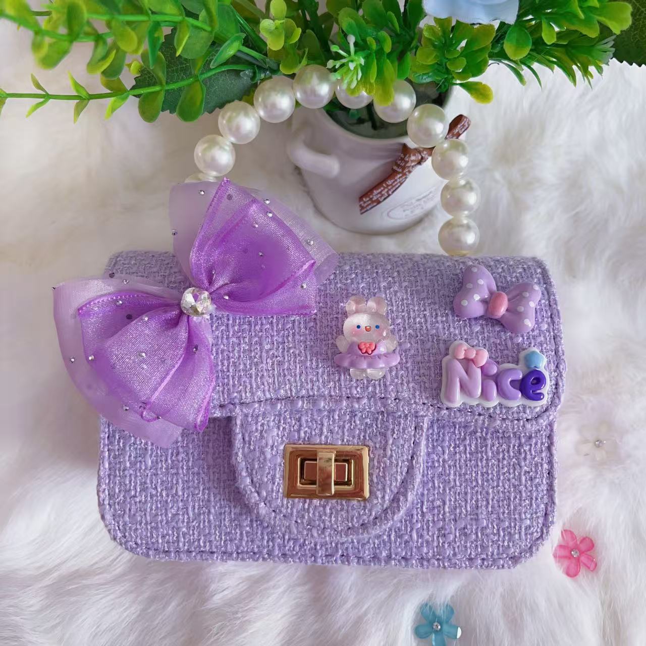 Niños bolso de hombro niñas nuevo Kulomi jade cane bolso de perro flash de moda lindos bolso de mochila