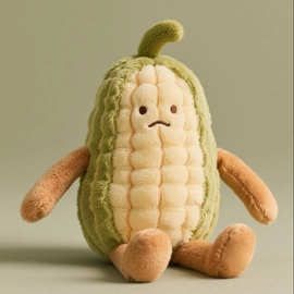 原创新品 丝瓜汤可爱丝瓜 创意毛绒玩具玩偶公仔桌面摆件