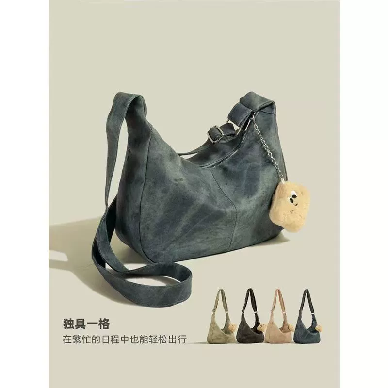 Осенние и зимние новые сумки женские корейские дикие сумки на плечо