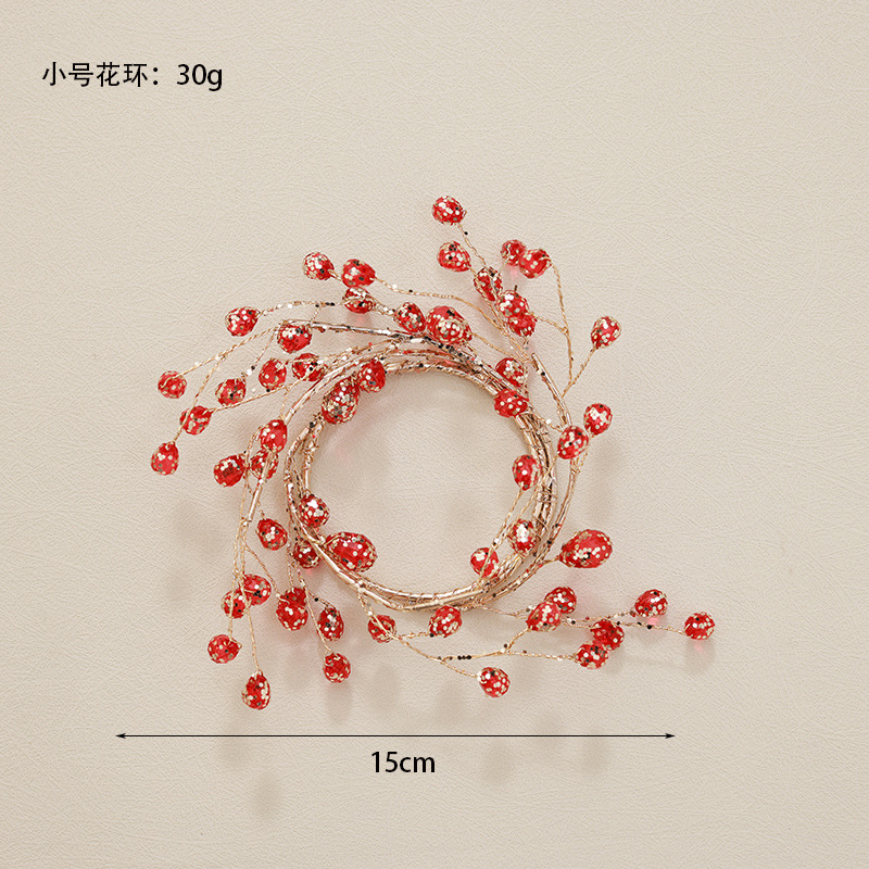 Buscando árboles de Navidad transfronterizos nuevos árboles de Navidad acrílicos rojos accesorios transparentes decoración festiva accesorios DIY