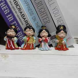 神都洛阳唐仕女冰箱贴树脂文创冰箱贴摆件国潮旅游纪念品伴手礼