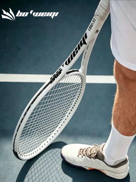 Bo'Weiqi Popovich Professional Tennis Racket Adult Full Carbon Fiber Integrated 2026 New Model for Men and Women