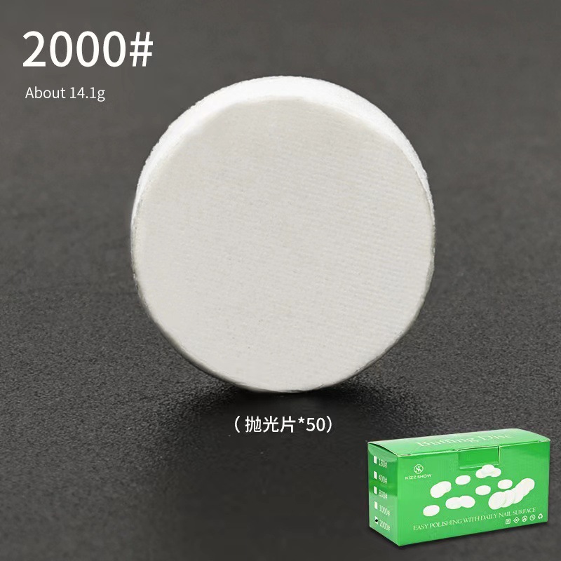 Nuevo producto transfronterizo manicura en caja 50 piezas lijado y pulido lijado 15mm lijado lijado lijado conjunto de herramientas de pulido