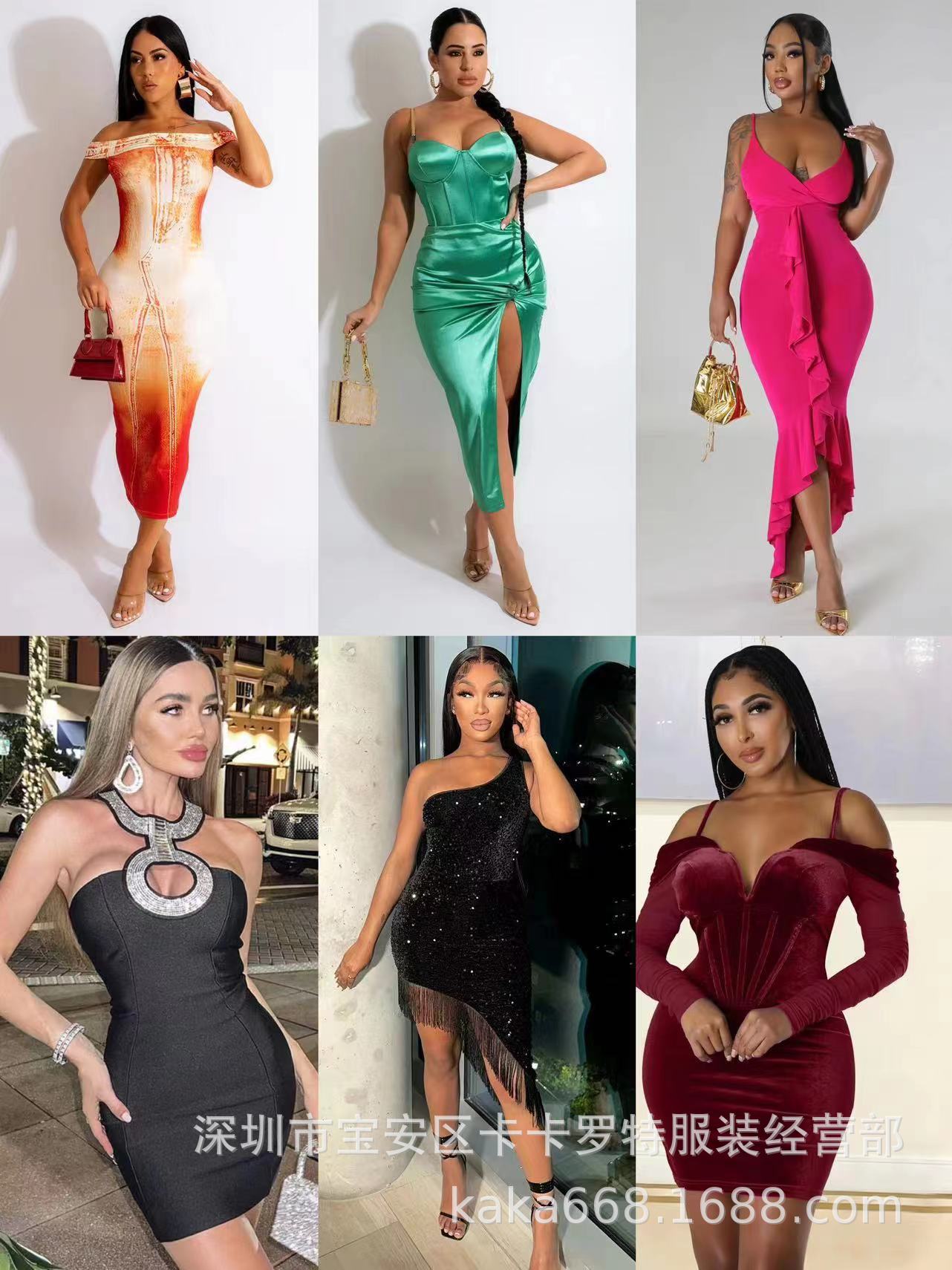 Vestido de Moda para Mujer de Algodón para Verano