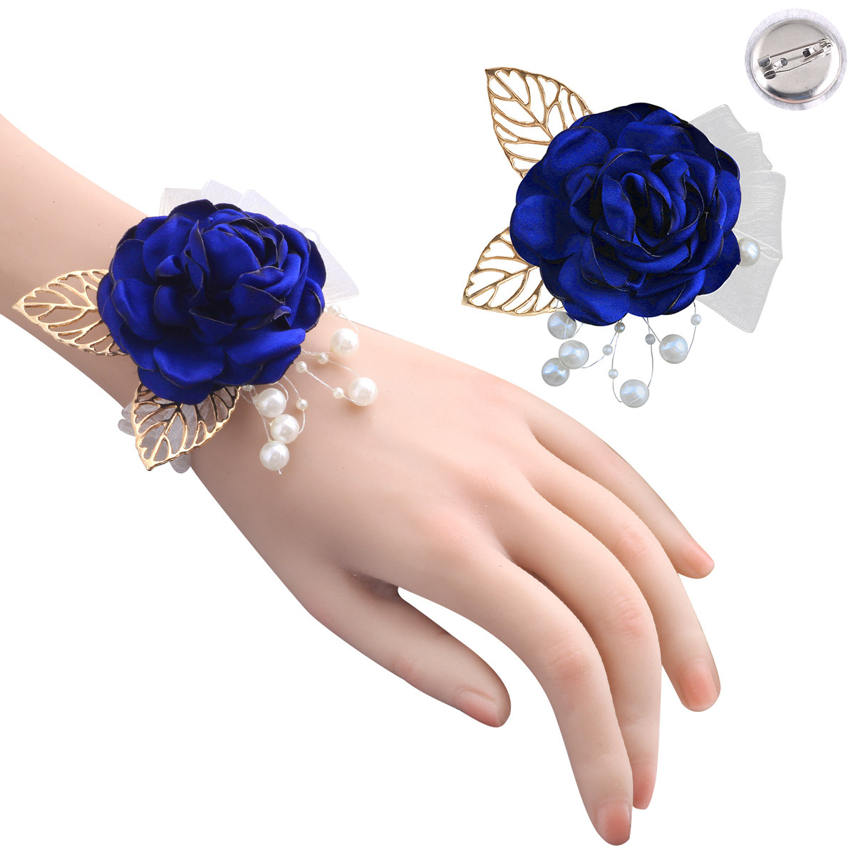 宝蓝手腕花+背扣胸花.jpg