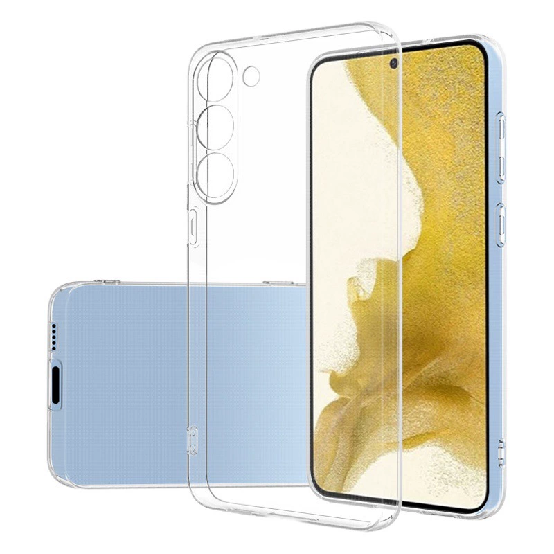 Чехол для мобильного телефона Samsung S25 Edge/S25 FE, полностью прозрачный, из ультрапрозрачного мягкого ТПУ, с эффектом кристаллического льда.