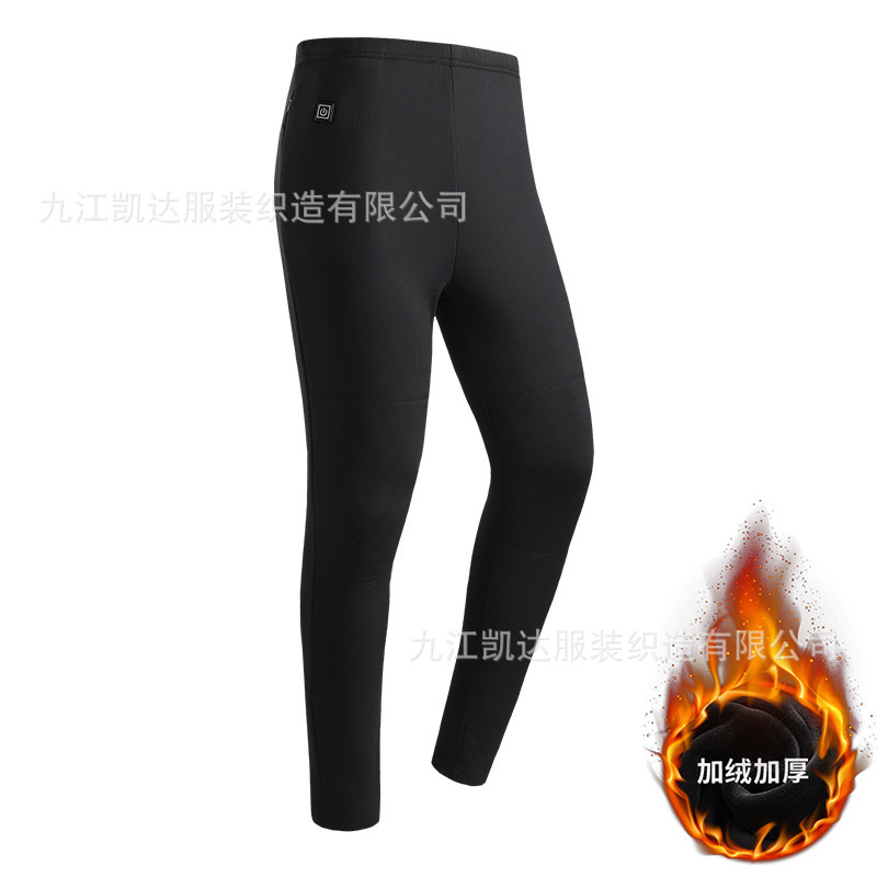 Selección estricta de calentamiento transfronterizo ropa interior caliente doble conector USB carga inteligente temperatura constante hombre y mujer conjunto de calentamiento